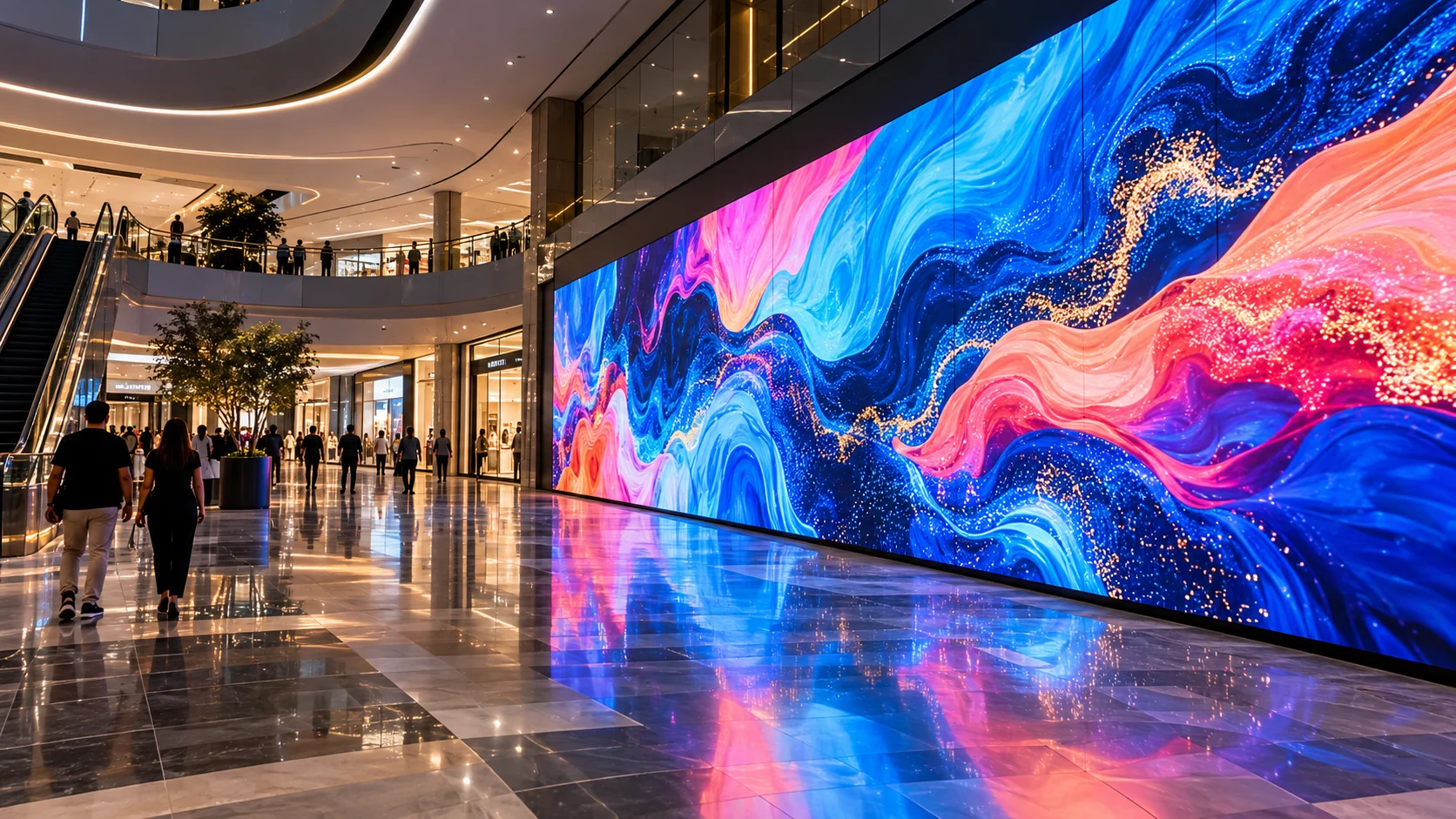 Pantalla LED interior de gran formato